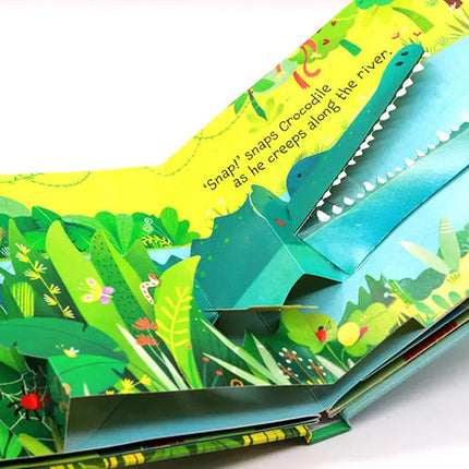 Kids Pop Up 3D Flap Picture English Books Fairy Tales Bedtime Reading Book Enlighten Learning Toys Children Gift Montessori