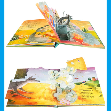 Kids Pop Up 3D Flap Picture English Books Fairy Tales Bedtime Reading Book Enlighten Learning Toys Children Gift Montessori