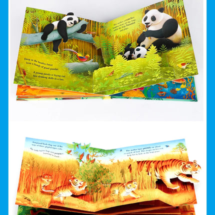 Kids Pop Up 3D Flap Picture English Books Fairy Tales Bedtime Reading Book Enlighten Learning Toys Children Gift Montessori
