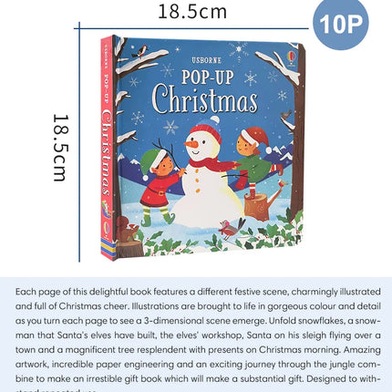 Kids Pop Up 3D Flap Picture English Books Fairy Tales Bedtime Reading Book Enlighten Learning Toys Children Gift Montessori