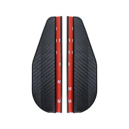 2PCS Car Rearview Mirror Rain Eyebrow Carbon Fiber Sun Visor Shade Cover Protector Clear Vision for Rain Car Mirror Accessories