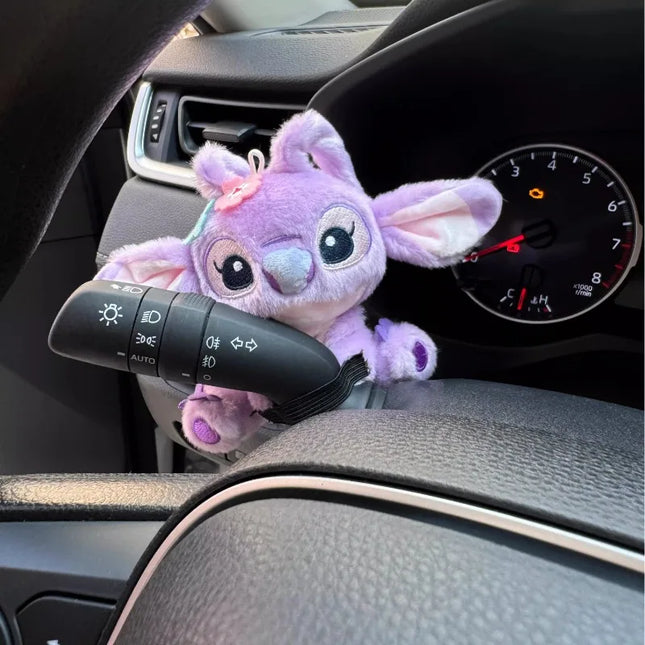 Disney Stitch car pocket doll model decoration creative personality high-value car turn signal wiper cartoon cute ornament gift