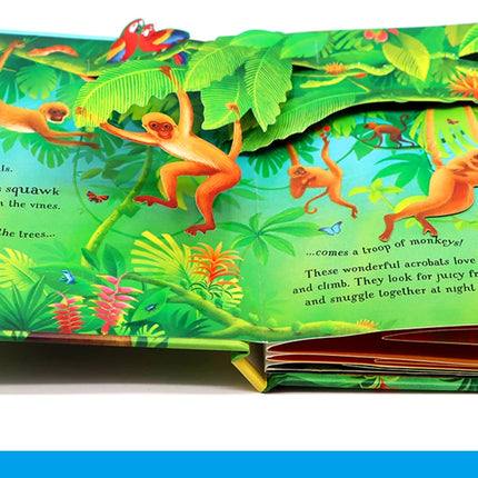 Kids Pop Up 3D Flap Picture English Books Fairy Tales Bedtime Reading Book Enlighten Learning Toys Children Gift Montessori