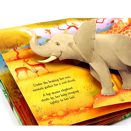 Kids Pop Up 3D Flap Picture English Books Fairy Tales Bedtime Reading Book Enlighten Learning Toys Children Gift Montessori