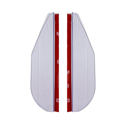 2PCS Car Rearview Mirror Rain Eyebrow Carbon Fiber Sun Visor Shade Cover Protector Clear Vision for Rain Car Mirror Accessories