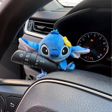 Disney Stitch car pocket doll model decoration creative personality high-value car turn signal wiper cartoon cute ornament gift
