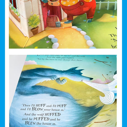 Kids Pop Up 3D Flap Picture English Books Fairy Tales Bedtime Reading Book Enlighten Learning Toys Children Gift Montessori