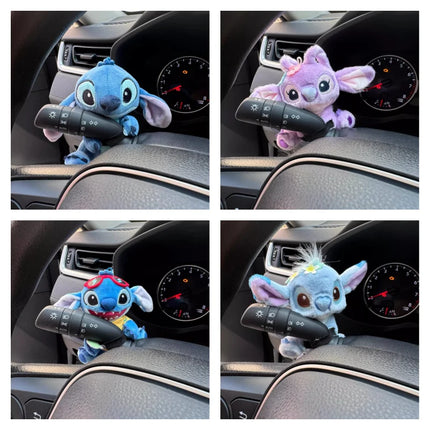Disney Stitch car pocket doll model decoration creative personality high-value car turn signal wiper cartoon cute ornament gift