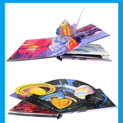Kids Pop Up 3D Flap Picture English Books Fairy Tales Bedtime Reading Book Enlighten Learning Toys Children Gift Montessori