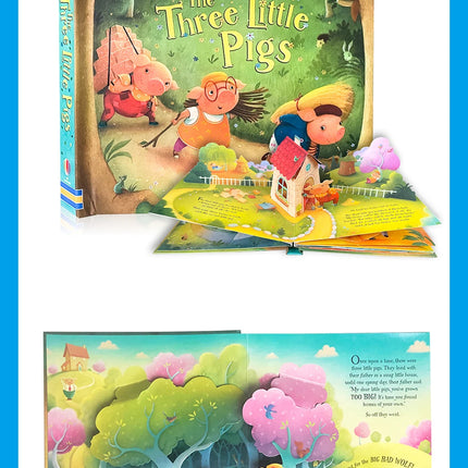 Kids Pop Up 3D Flap Picture English Books Fairy Tales Bedtime Reading Book Enlighten Learning Toys Children Gift Montessori